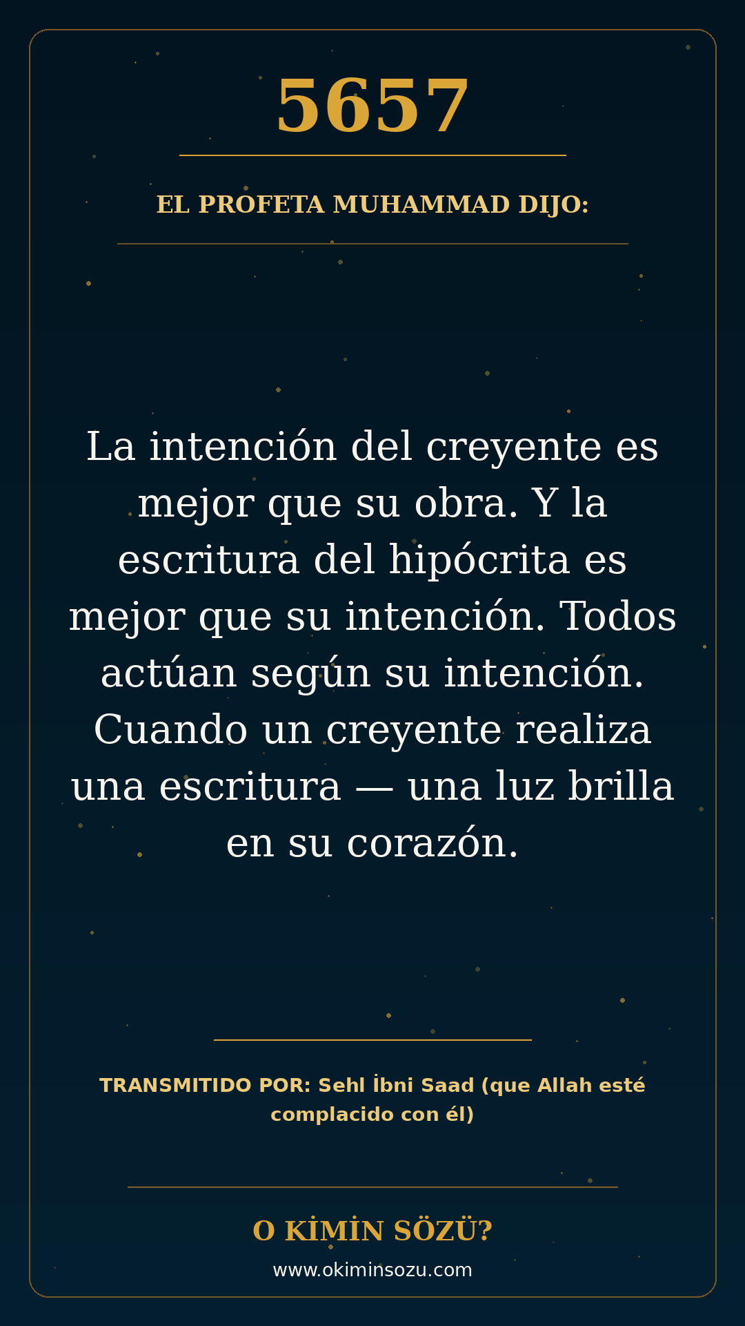 hadis 5657 es