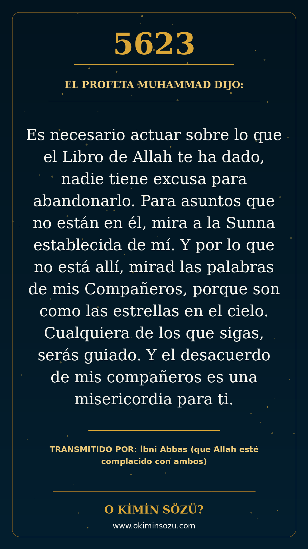hadis 5623 es