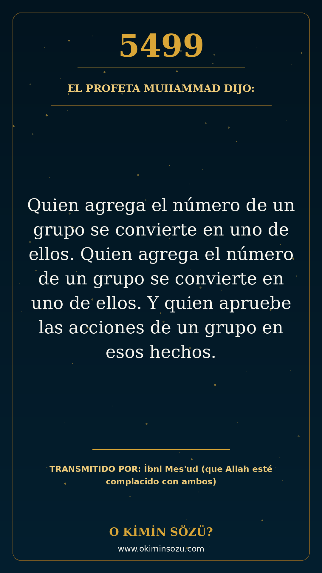 hadis 5499 es