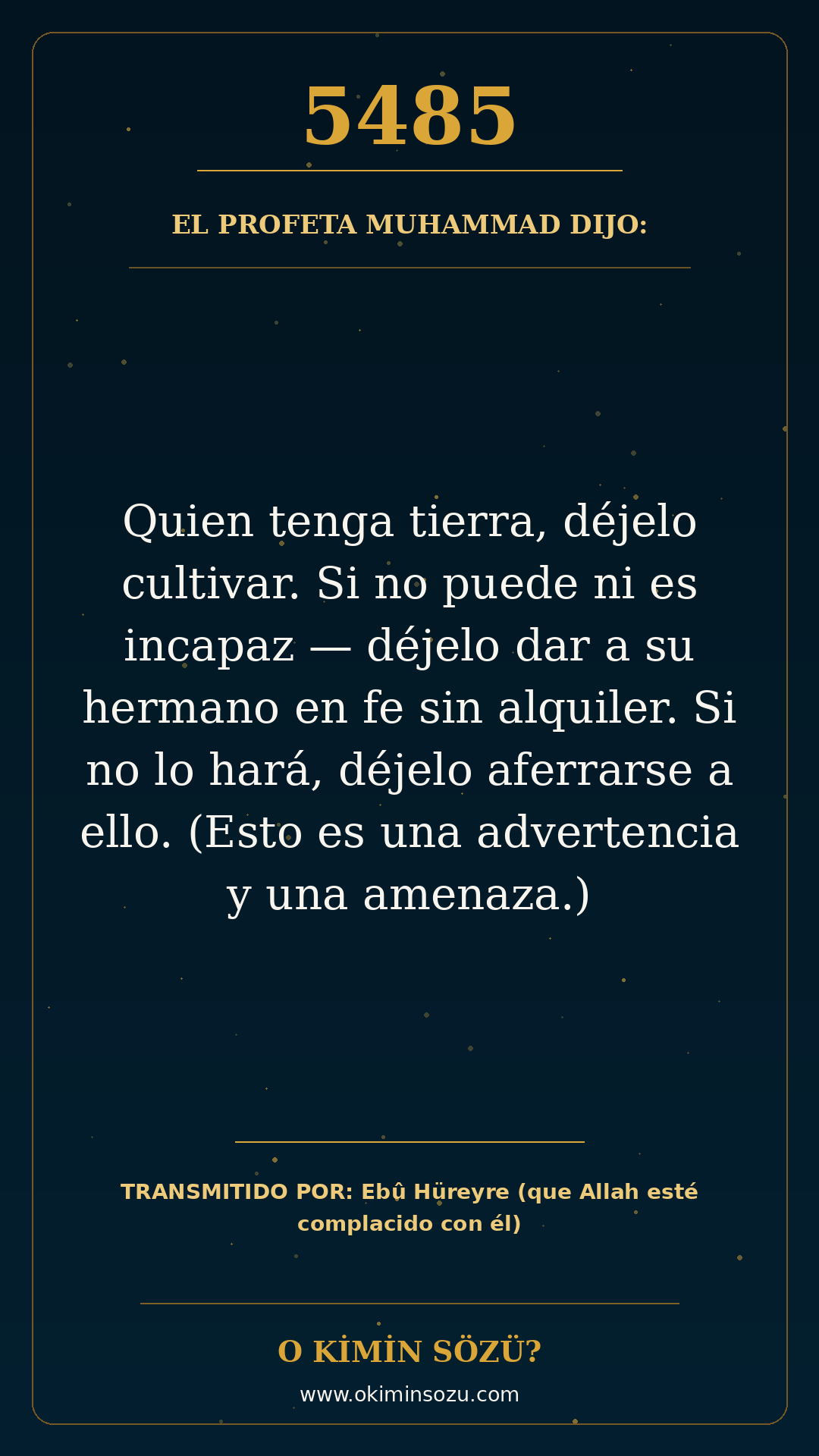 hadis 5485 es