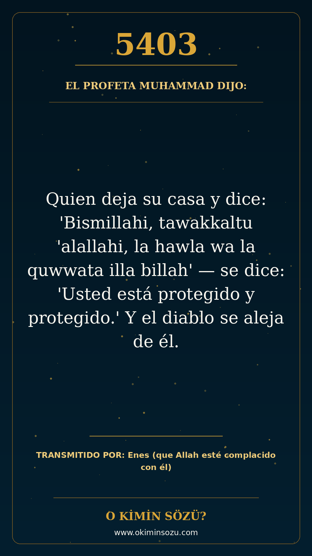 hadis 5403 es
