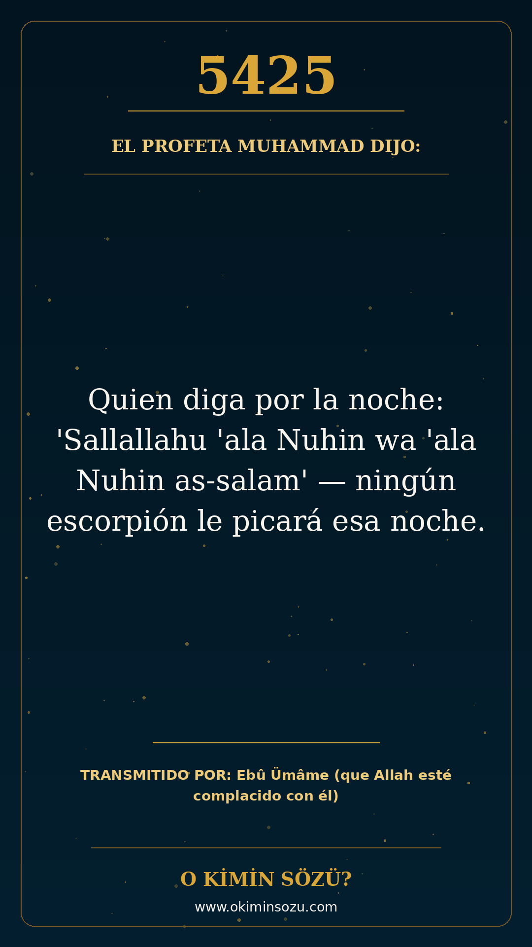 hadis 5425 es