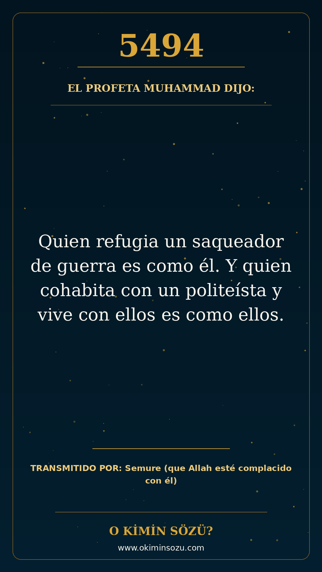 hadis 5494 es