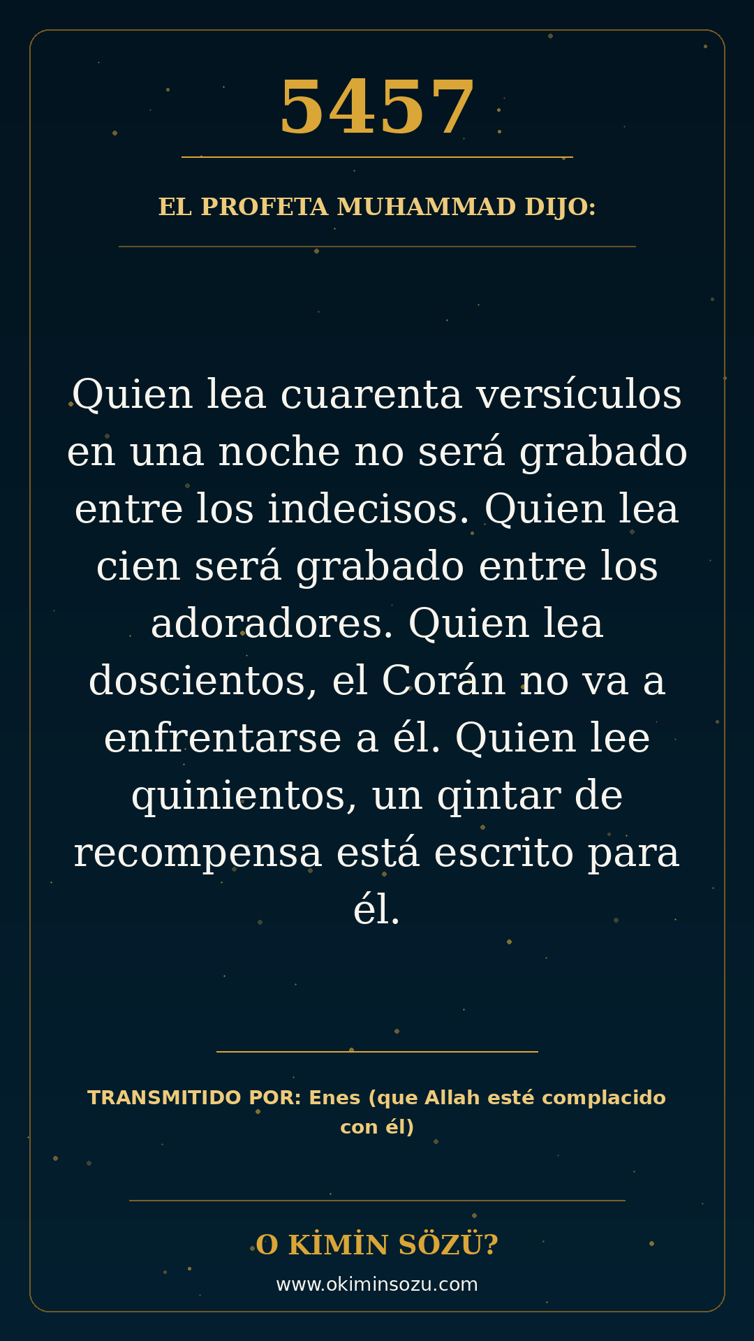 hadis 5457 es