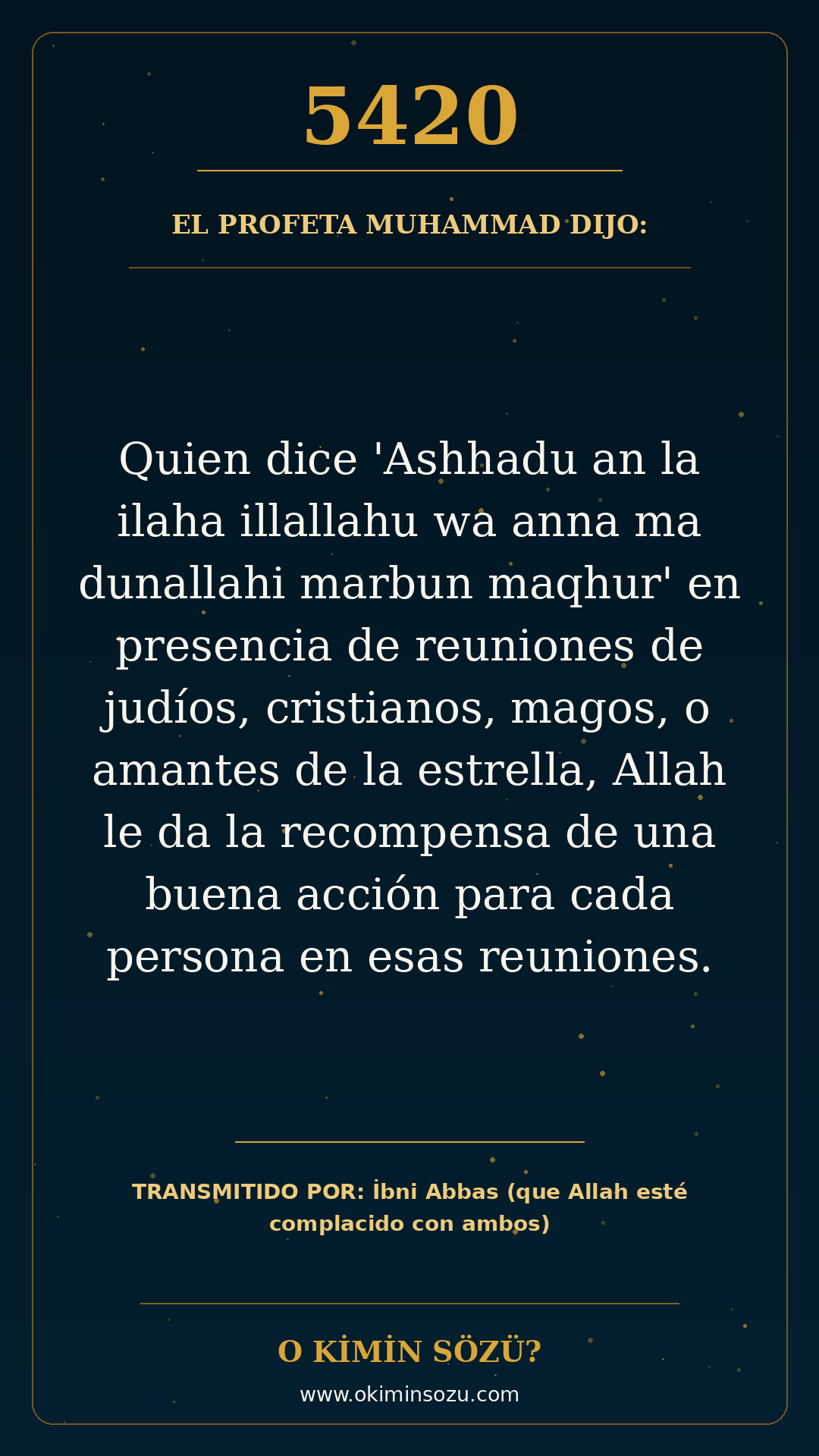 hadis 5420 es