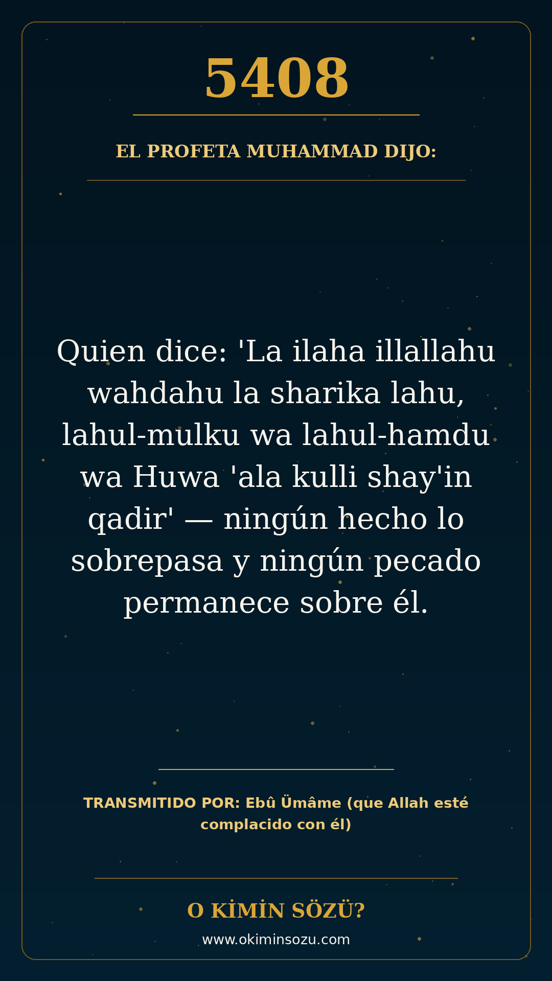 hadis 5408 es