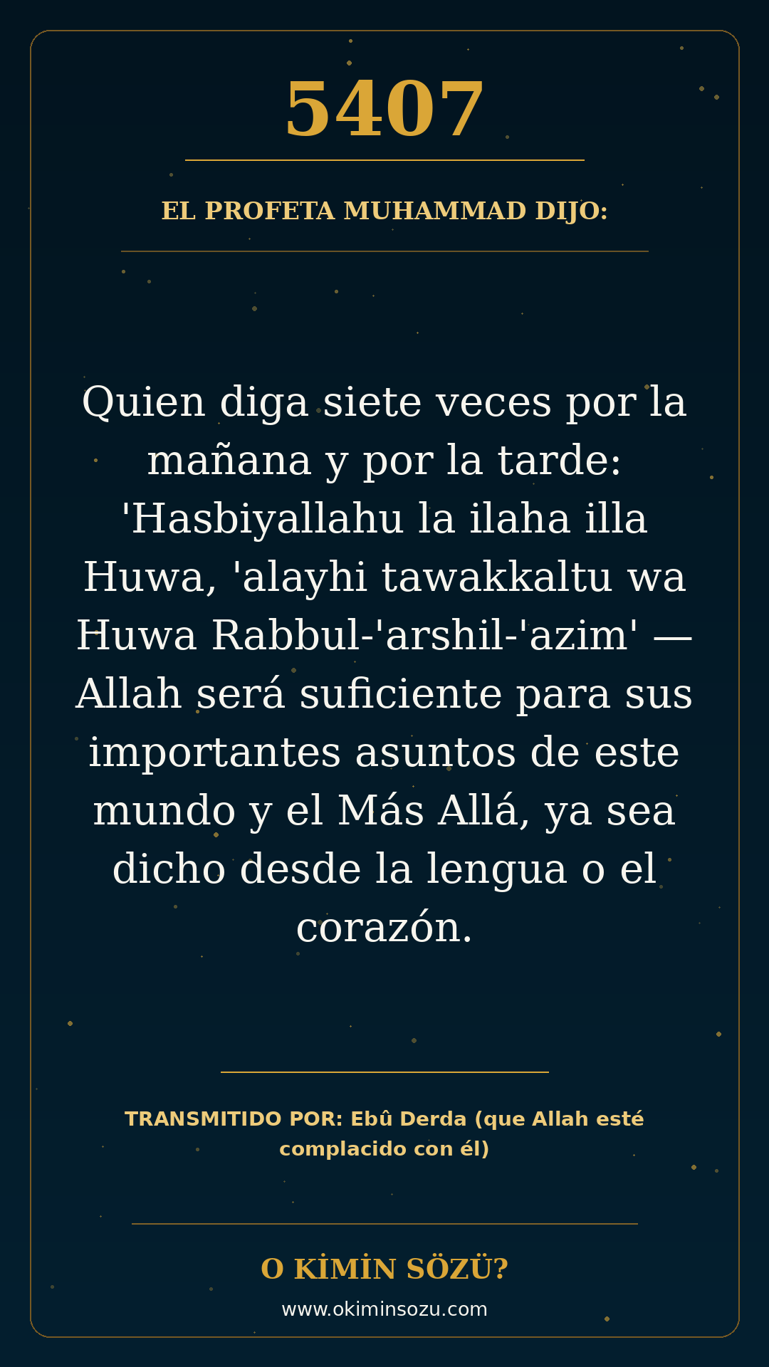 hadis 5407 es