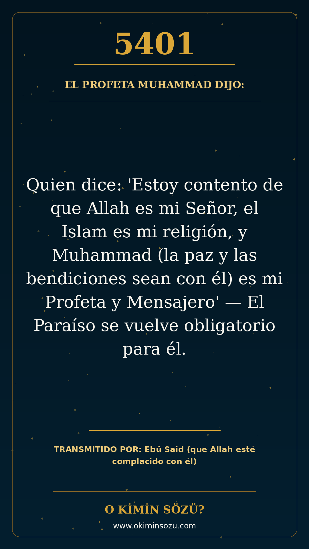 hadis 5401 es