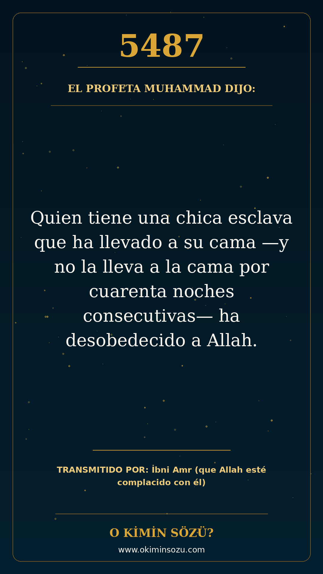 hadis 5487 es