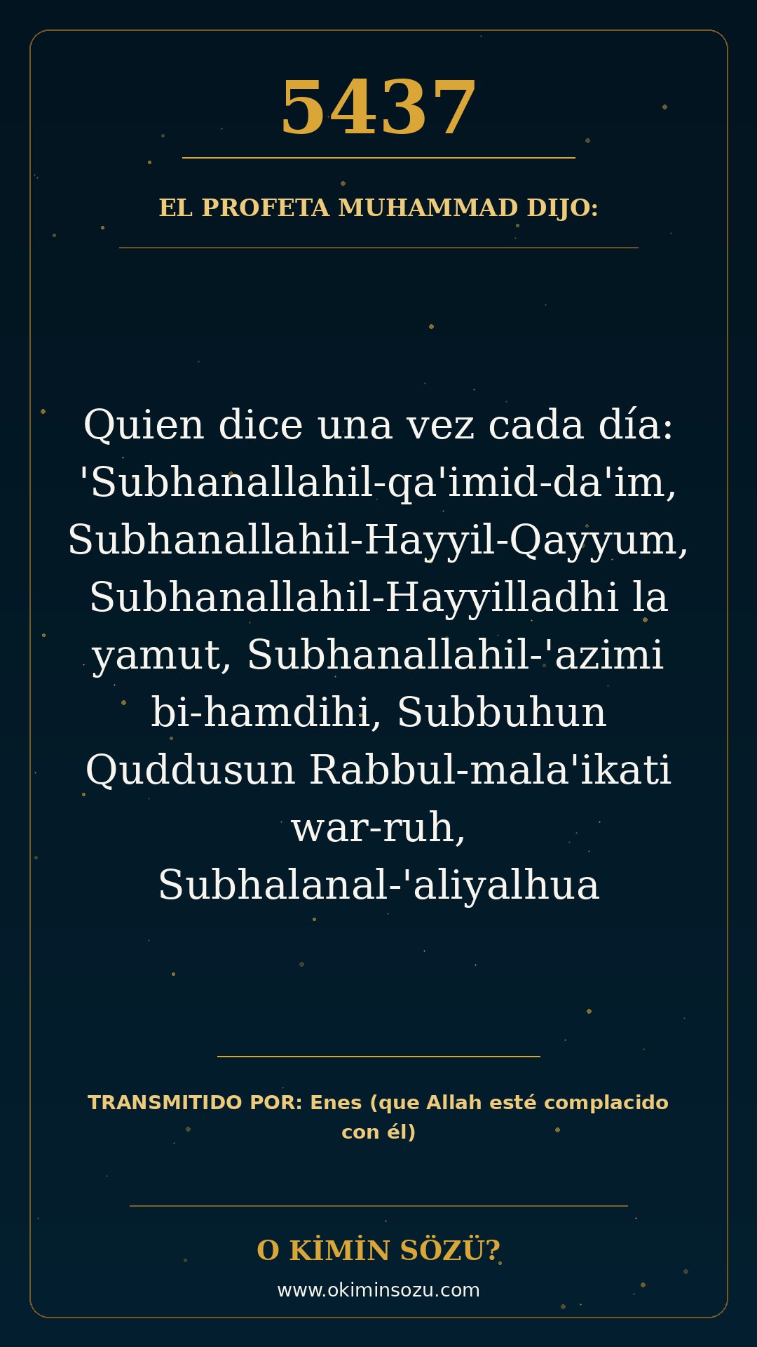 hadis 5437 es