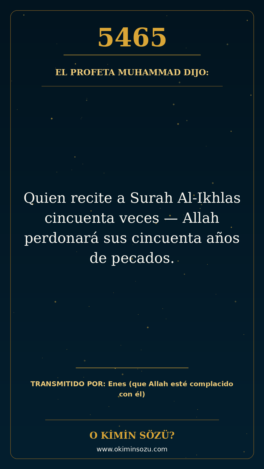 hadis 5465 es