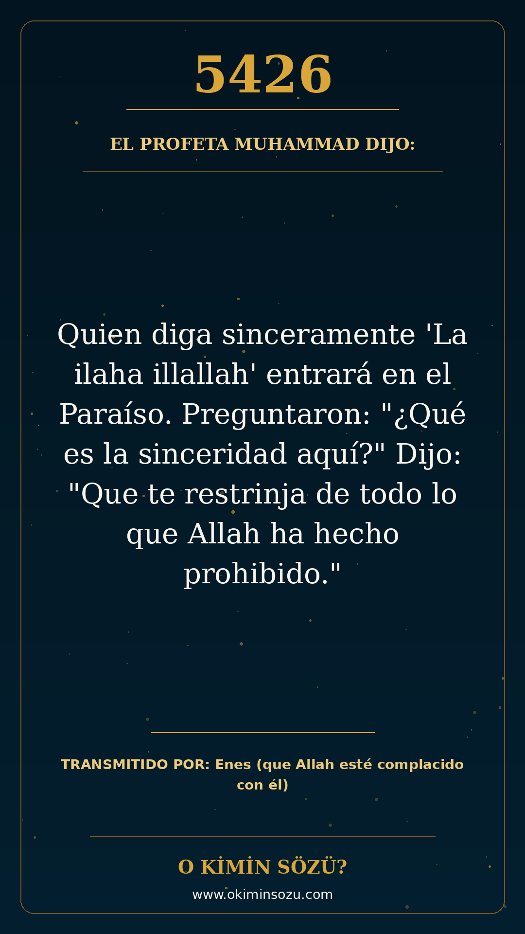 hadis 5426 es