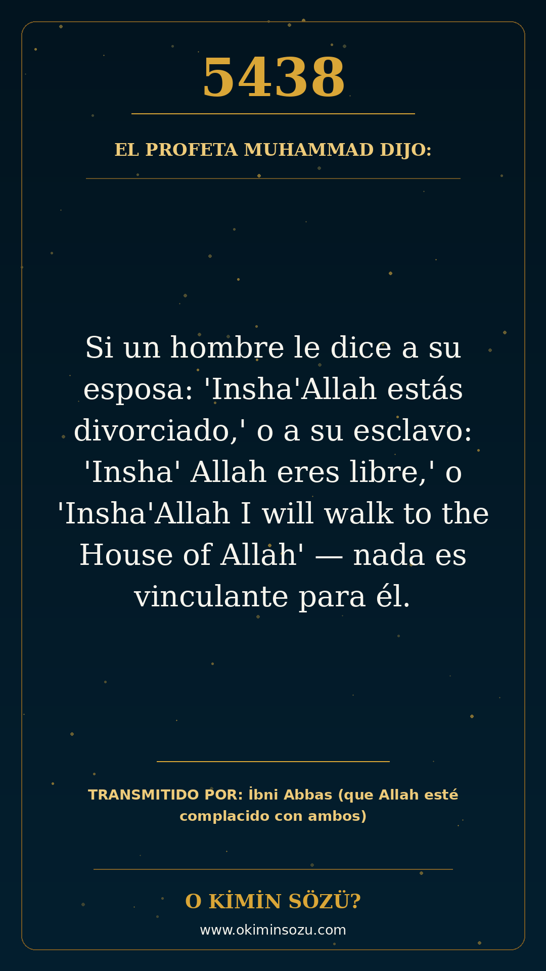 hadis 5438 es