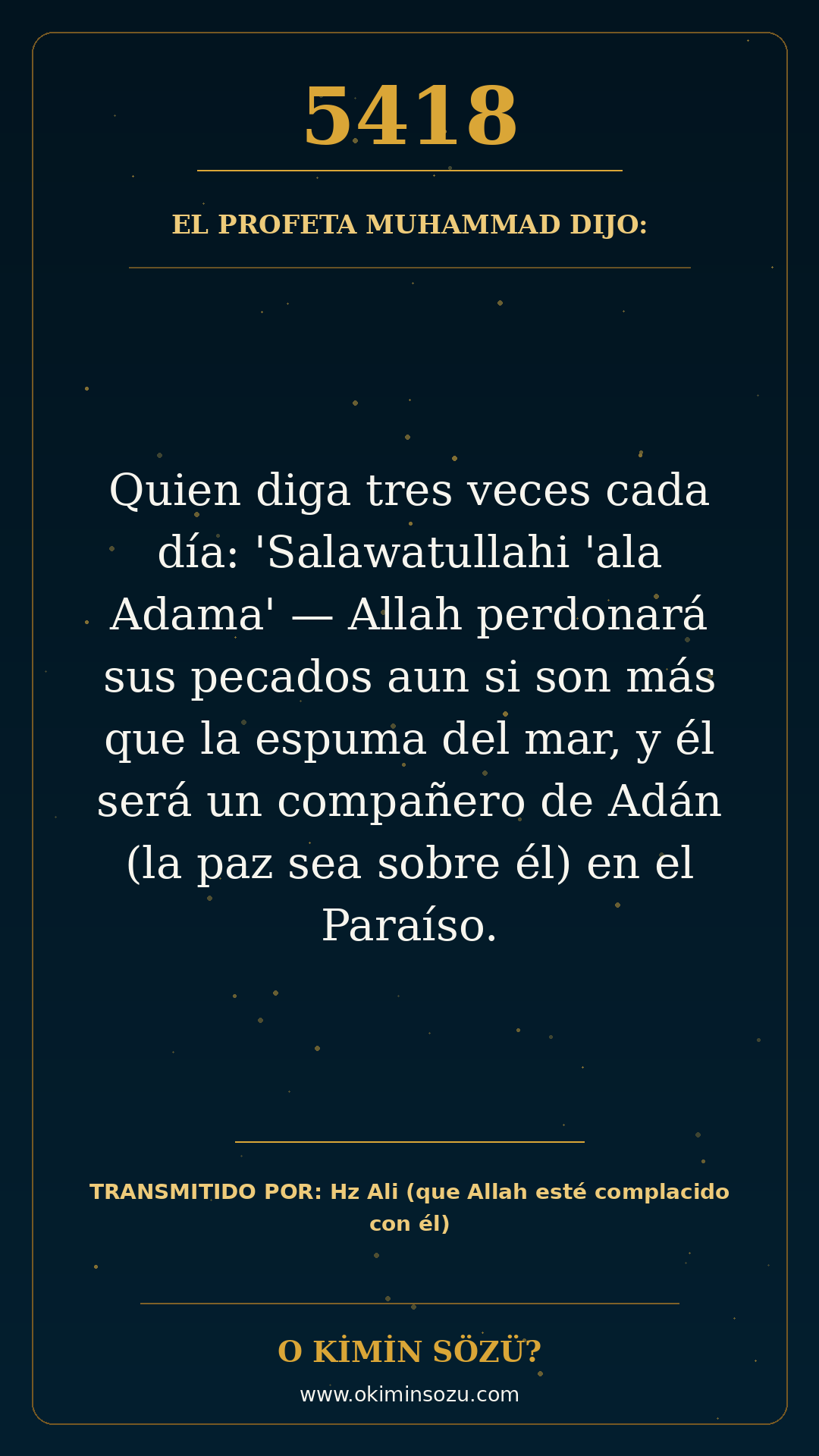 hadis 5418 es