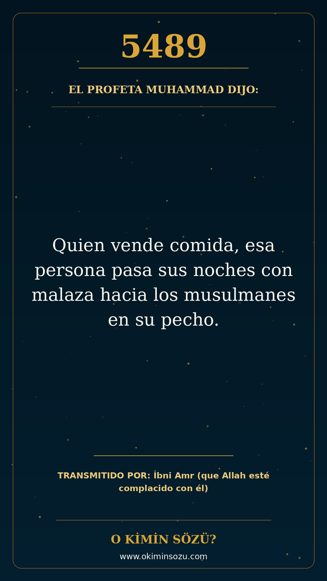 hadis 5489 es
