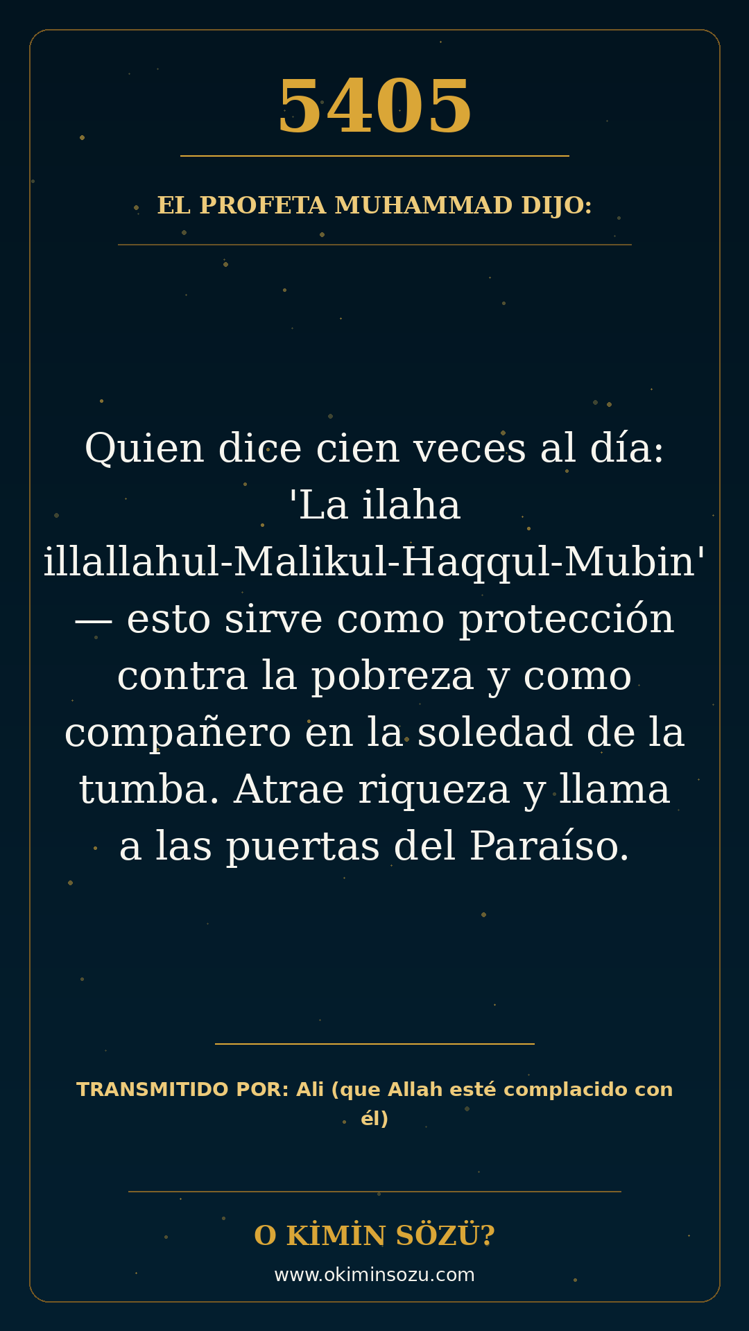 hadis 5405 es