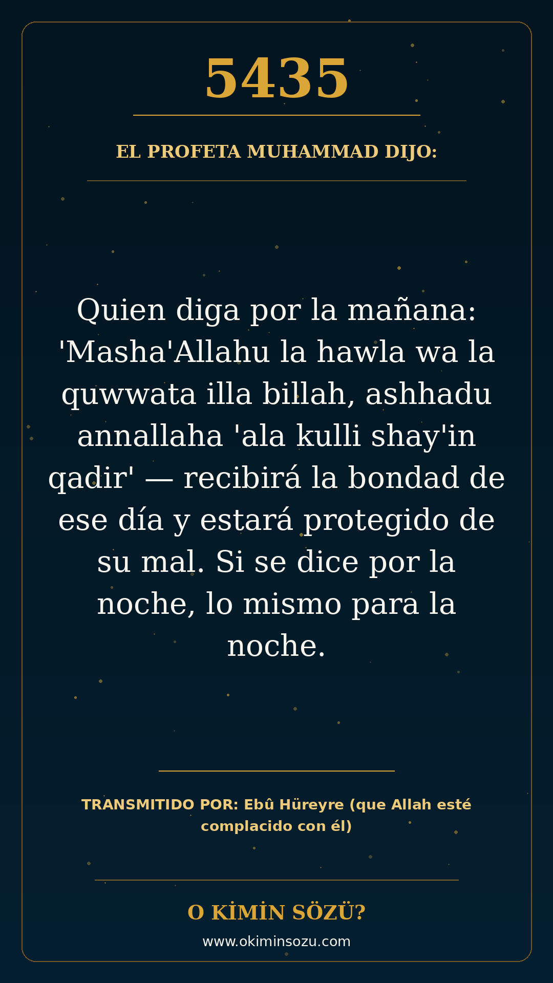 hadis 5435 es