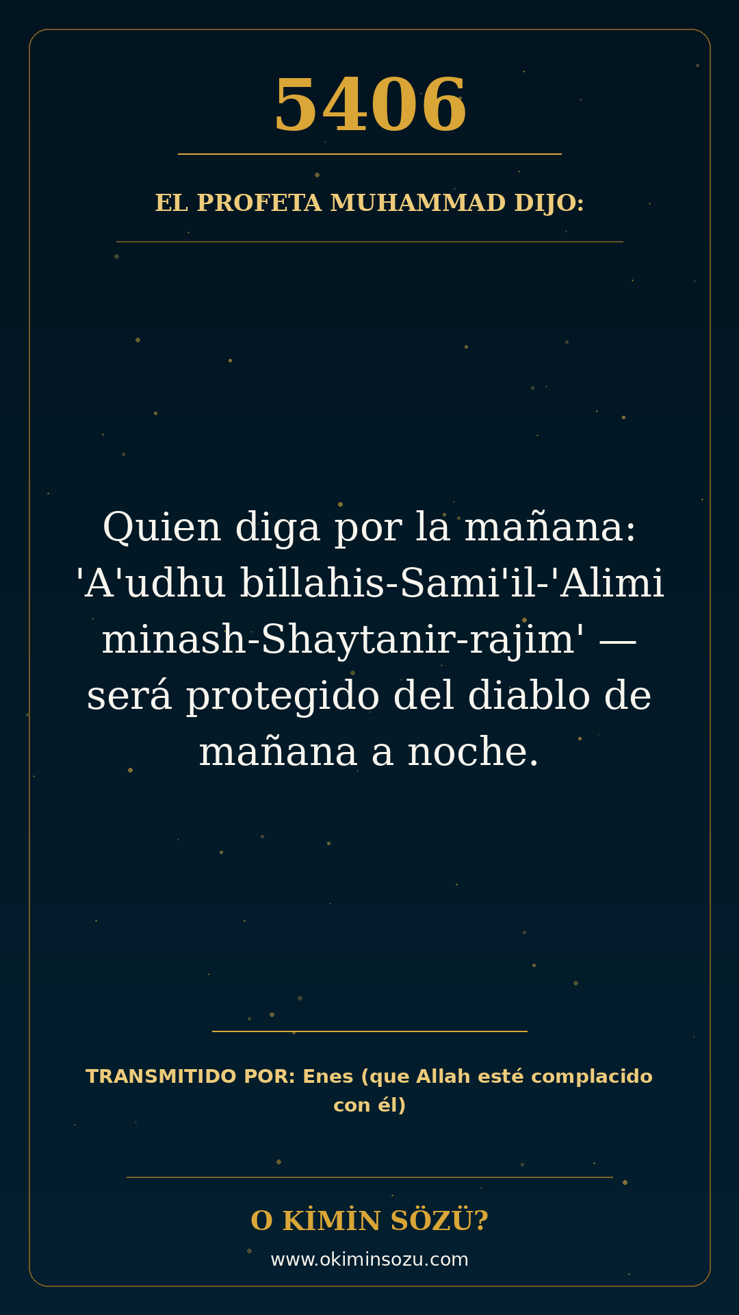 hadis 5406 es