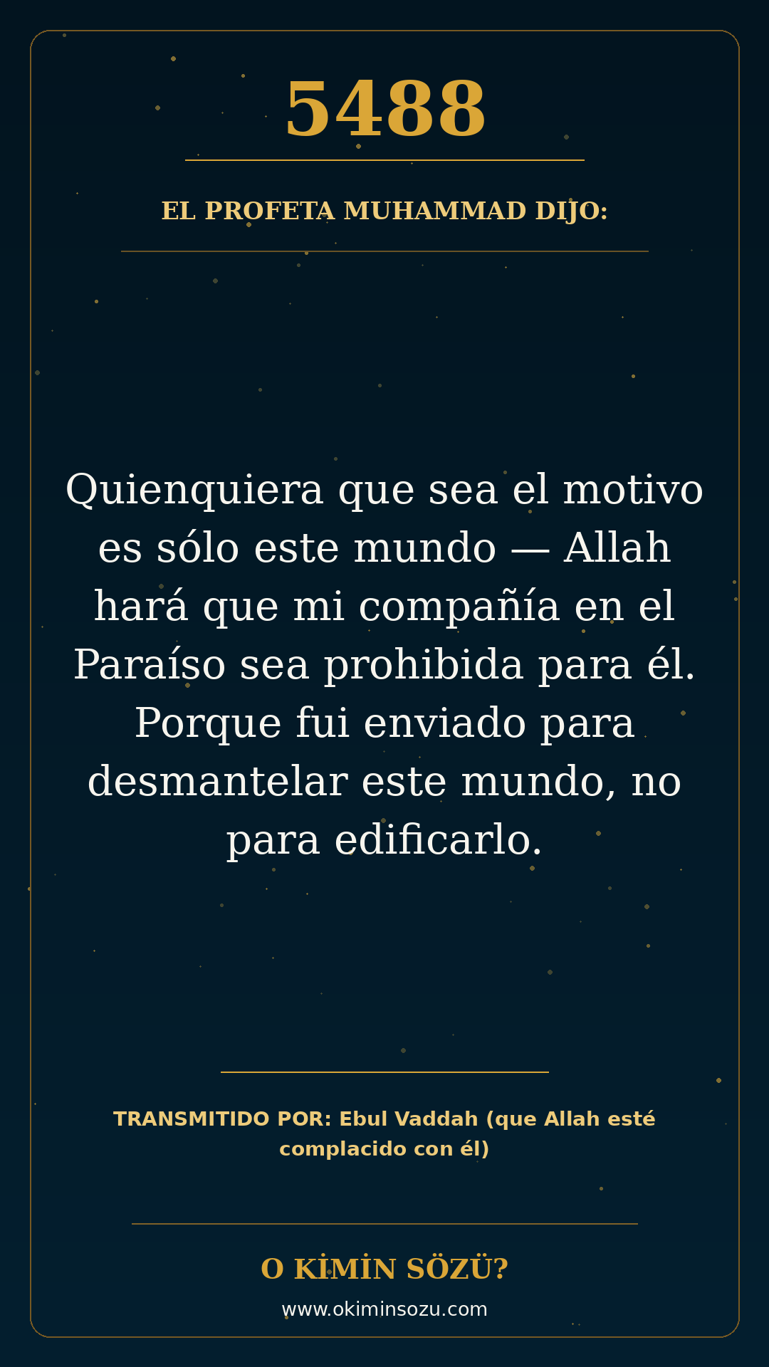 hadis 5488 es
