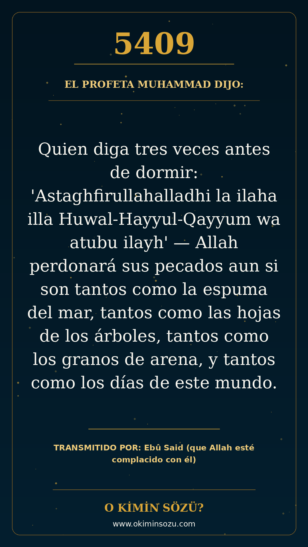 hadis 5409 es