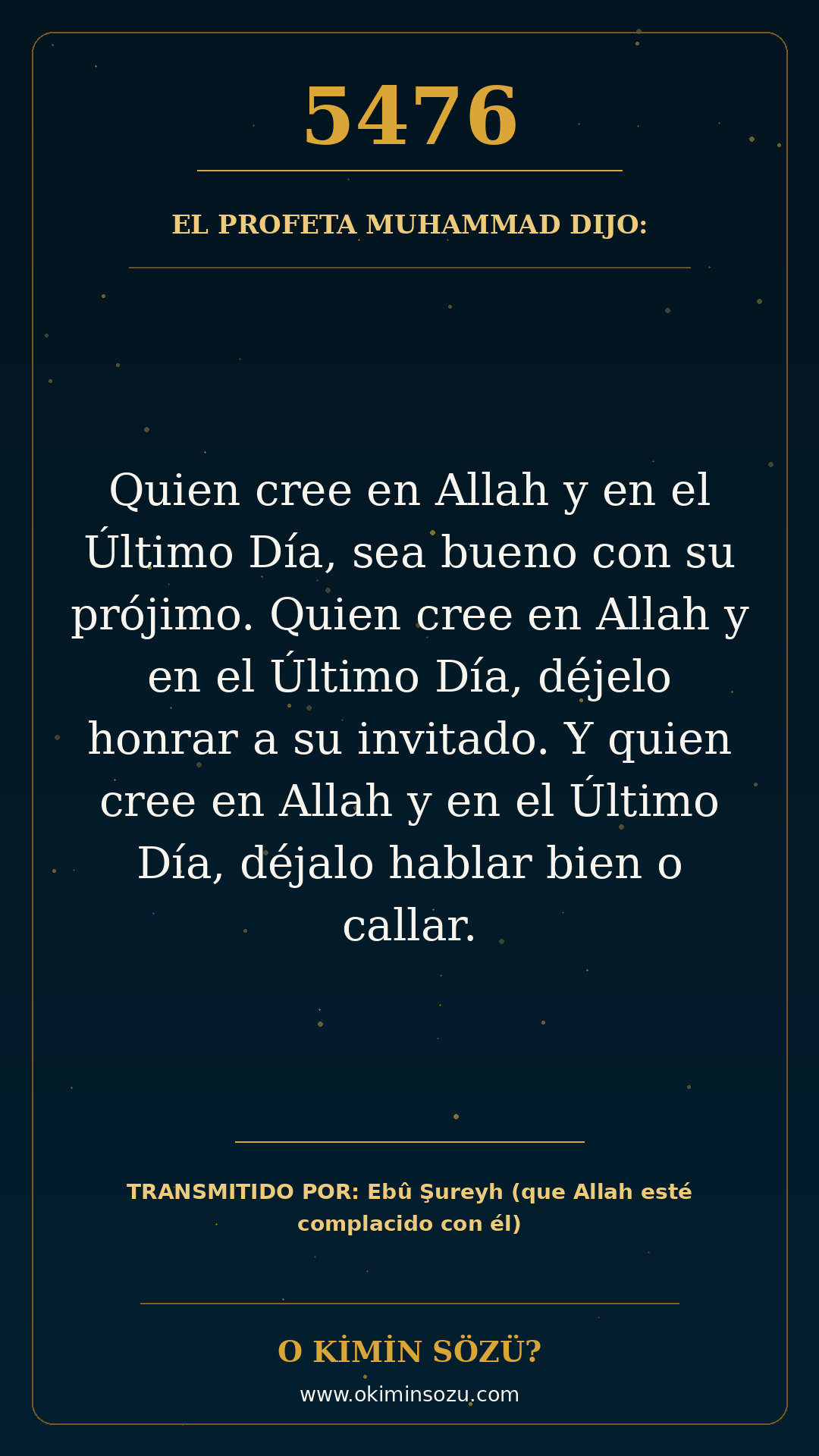 hadis 5476 es