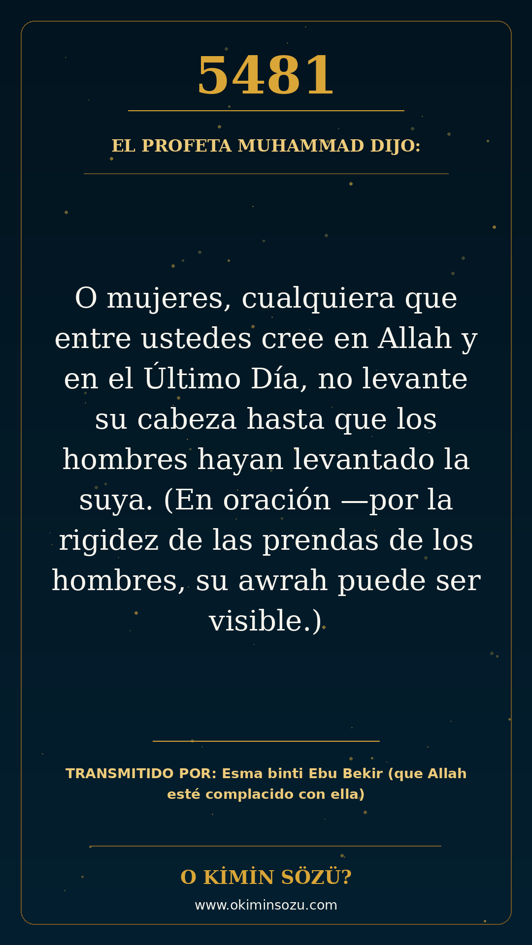 hadis 5481 es