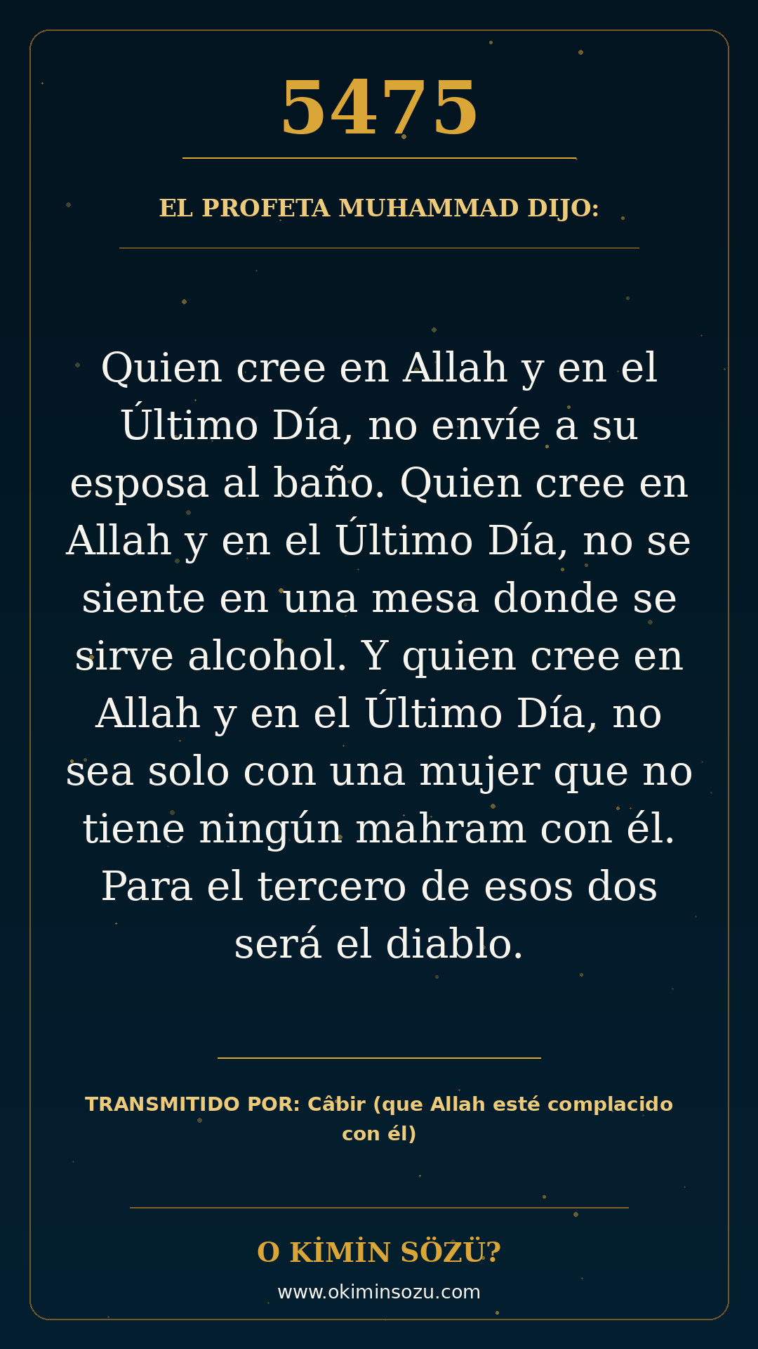 hadis 5475 es