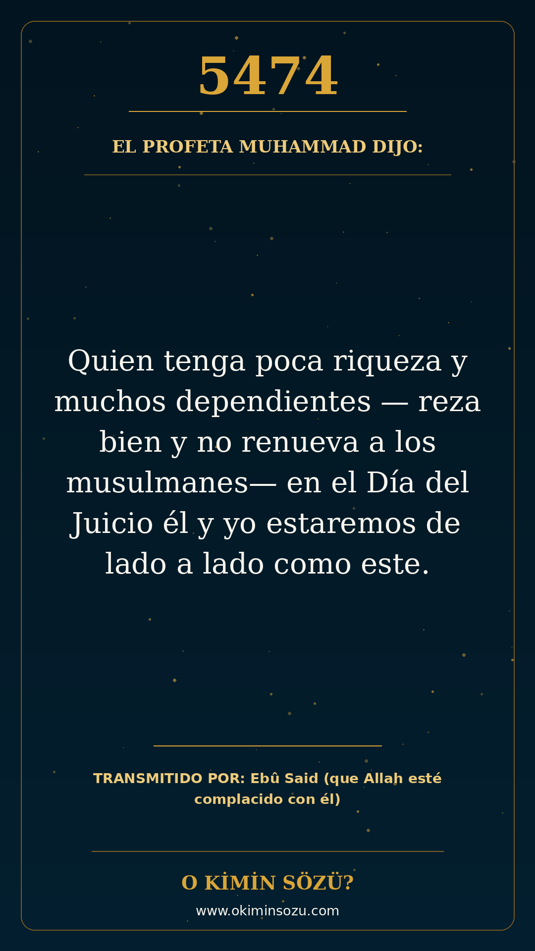 hadis 5474 es
