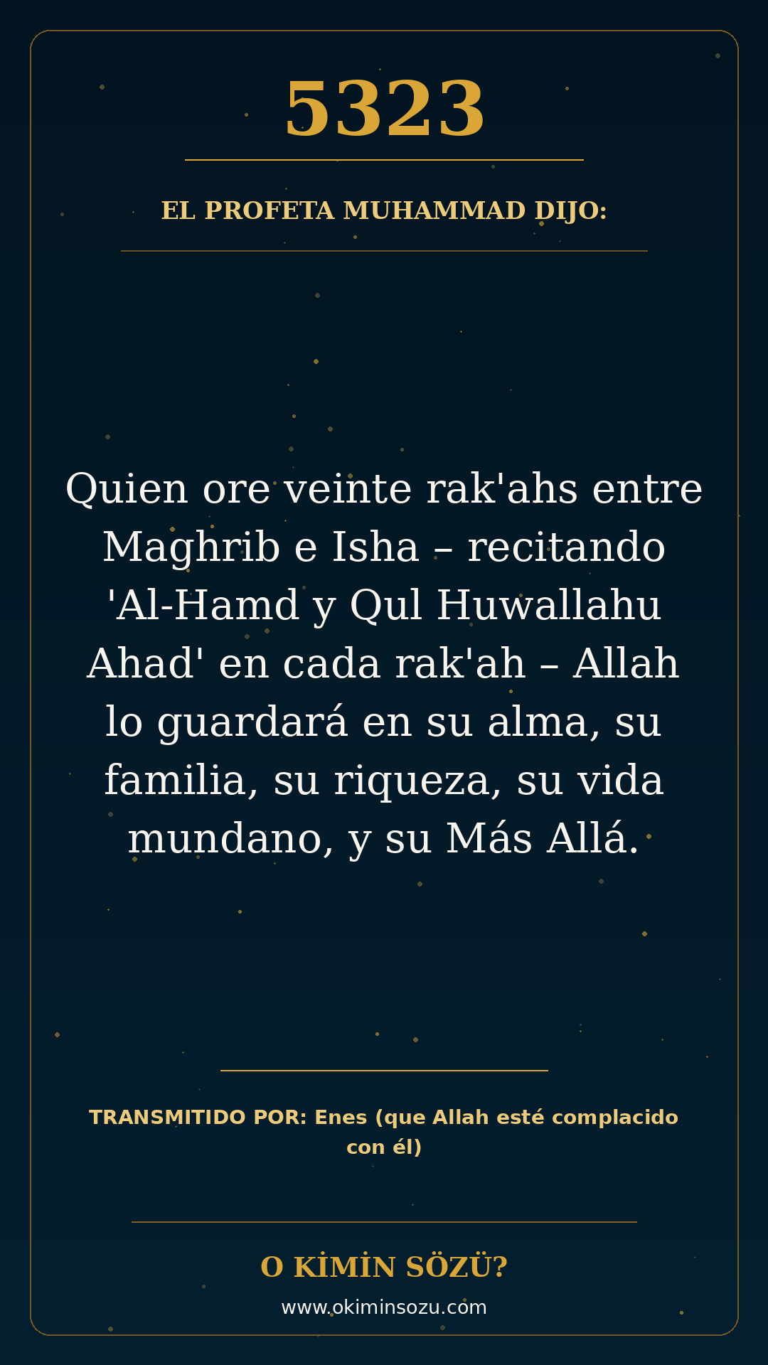 hadis 5323 es