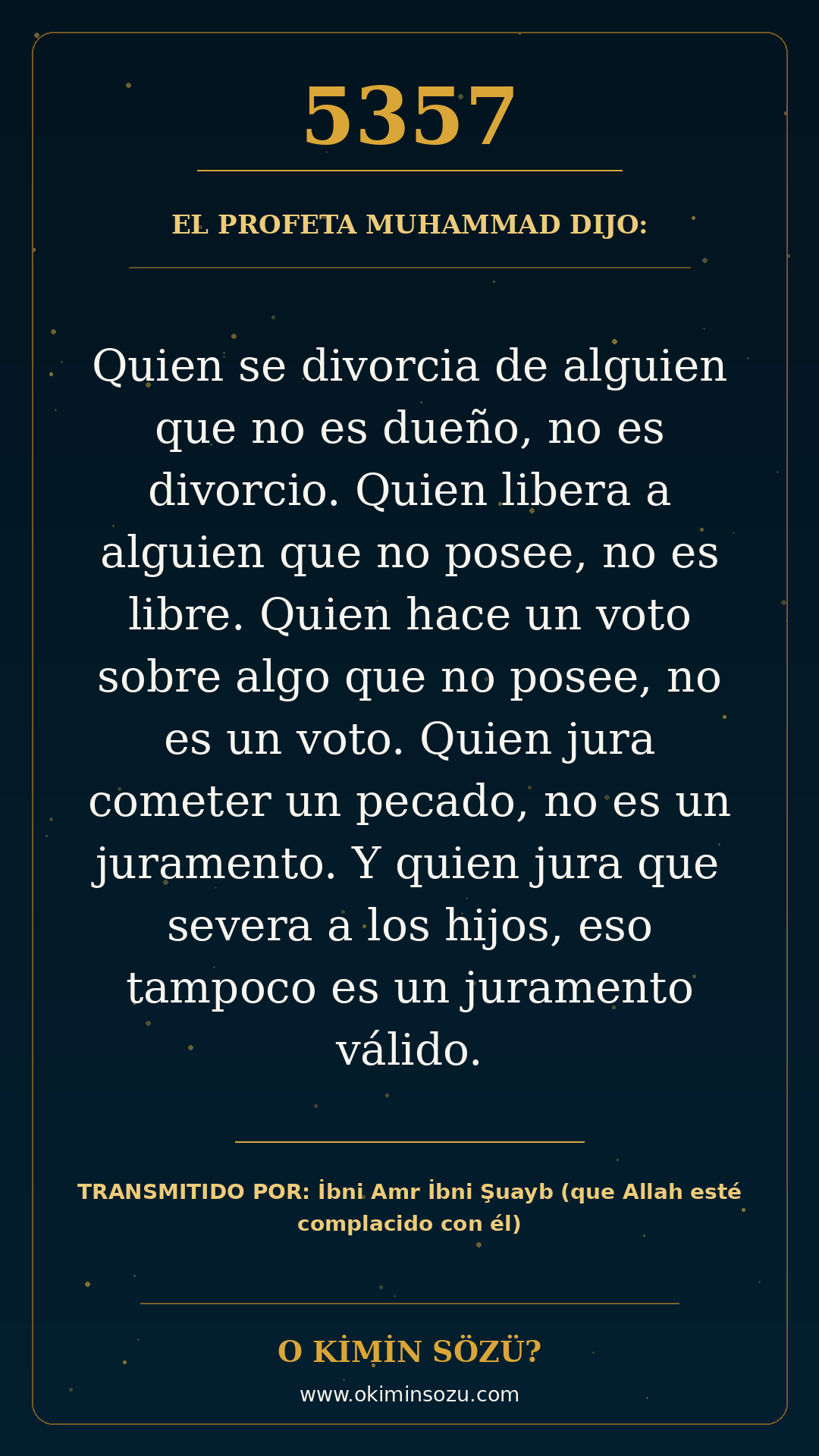 hadis 5357 es