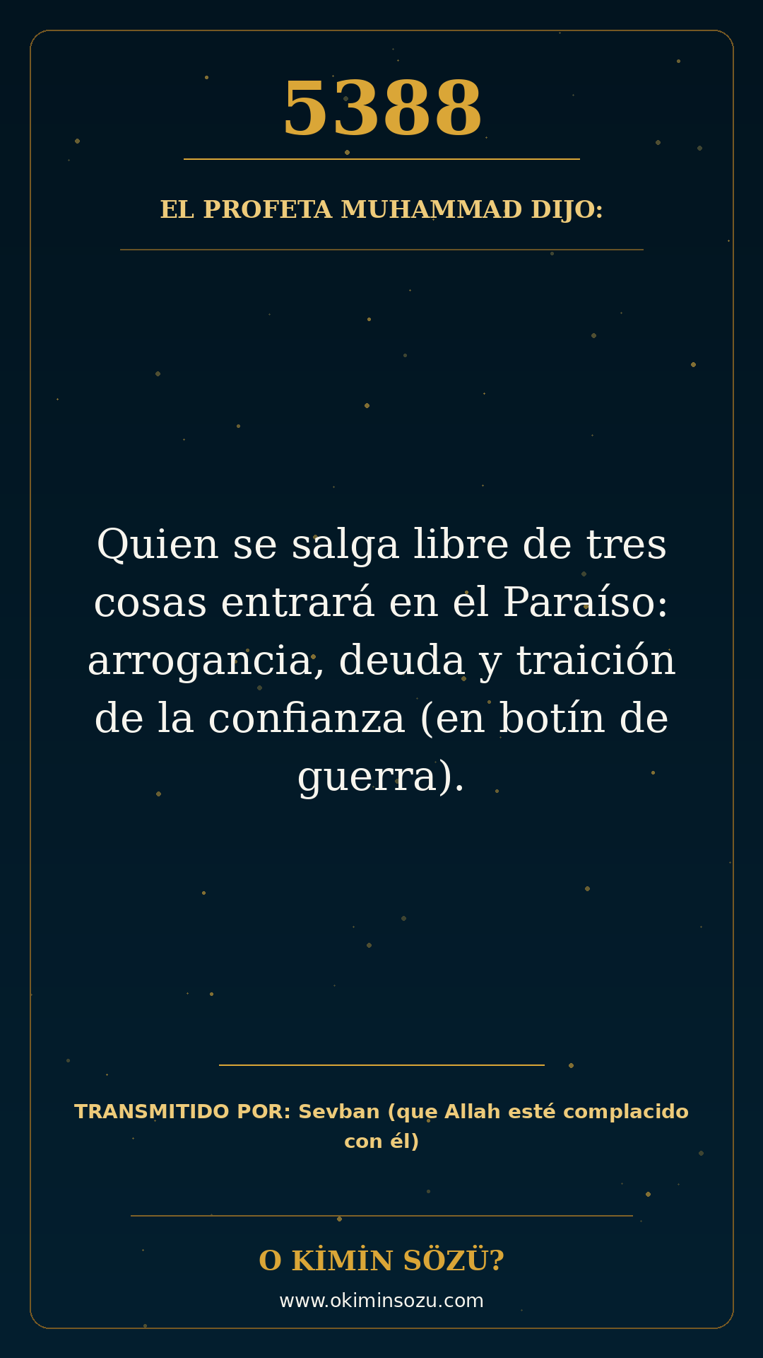 hadis 5388 es