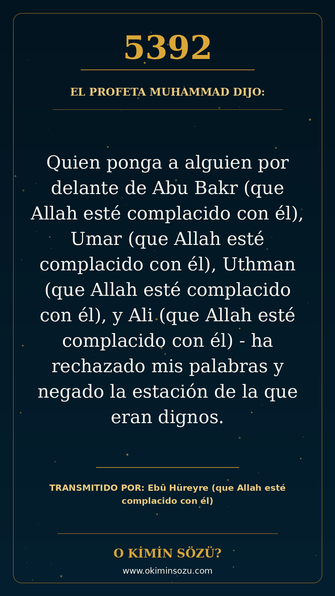 hadis 5392 es