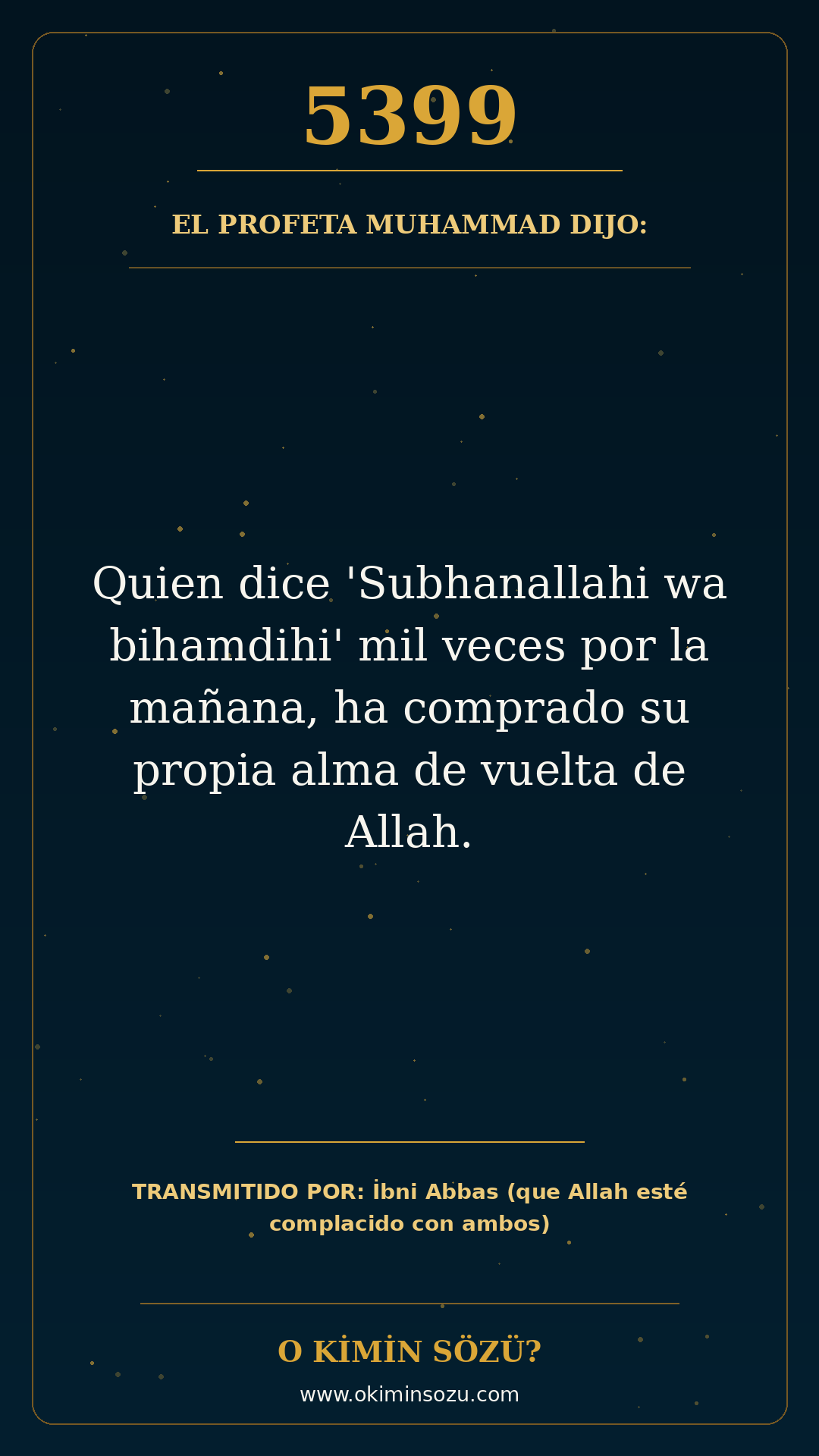 hadis 5399 es