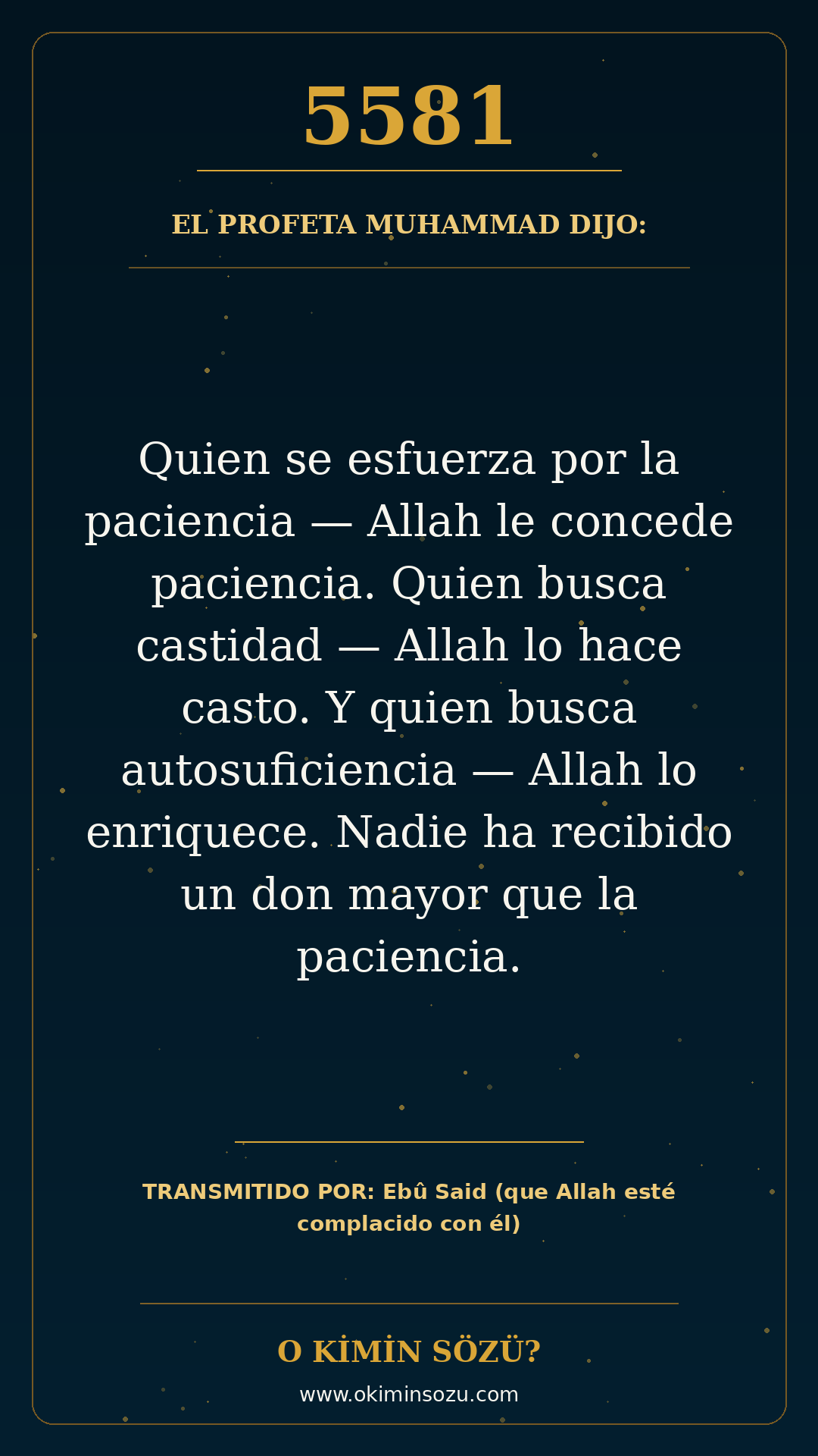hadis 5581 es