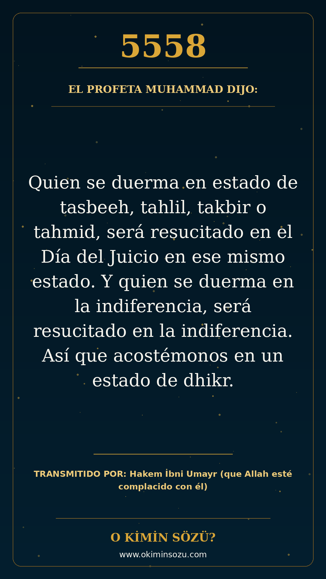 hadis 5558 es