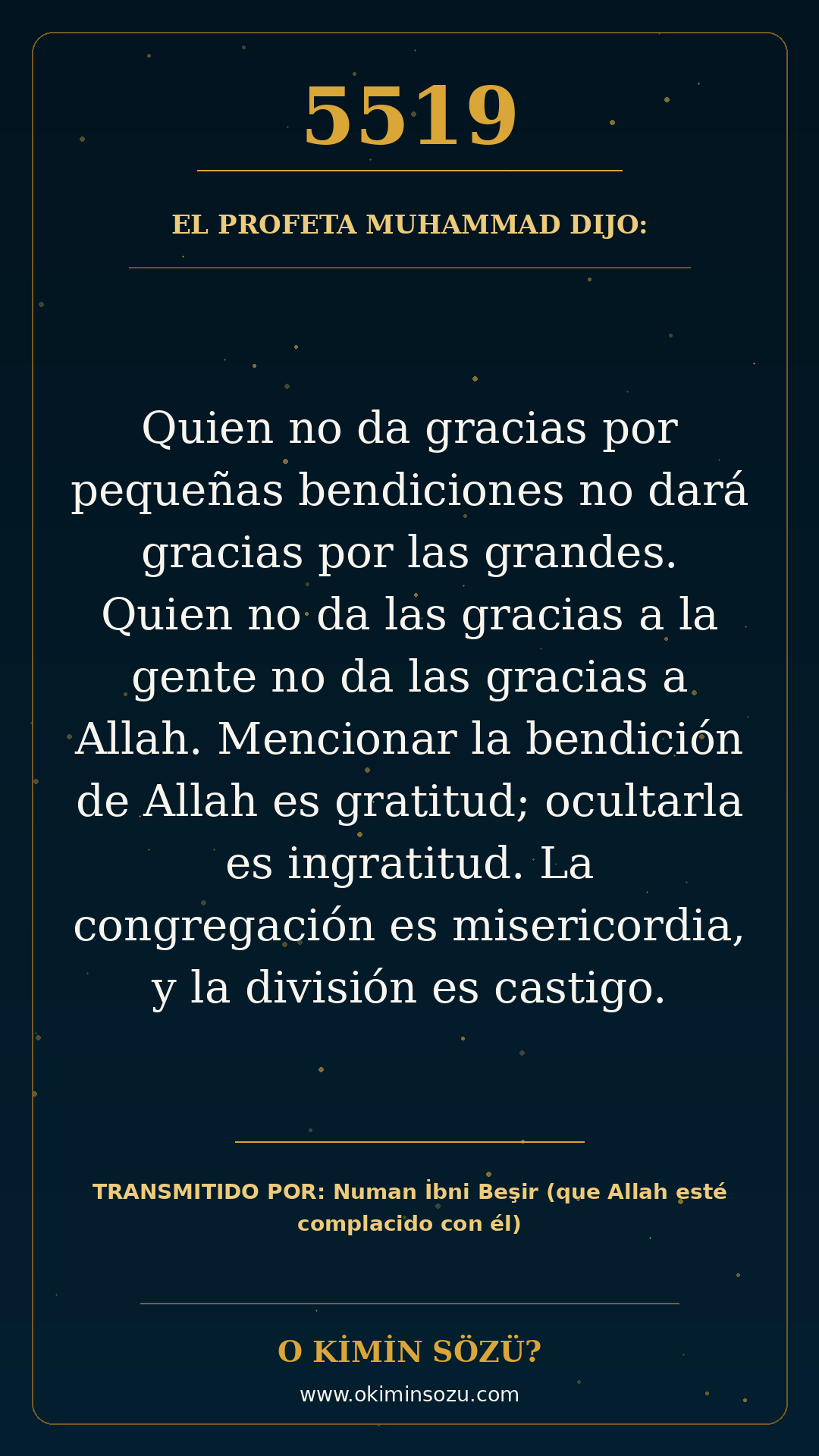 hadis 5519 es