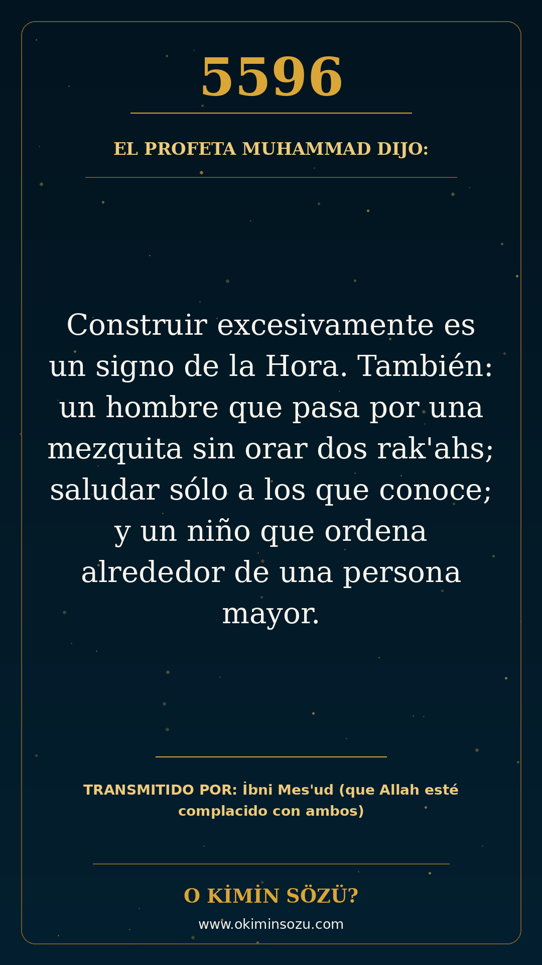 hadis 5596 es