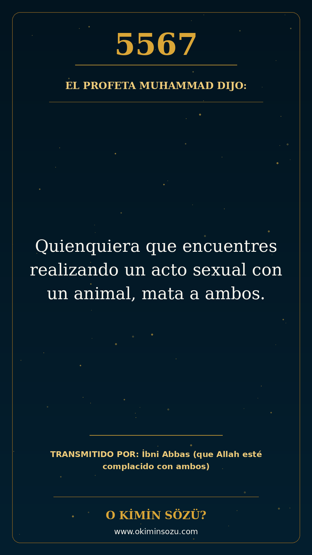 hadis 5567 es