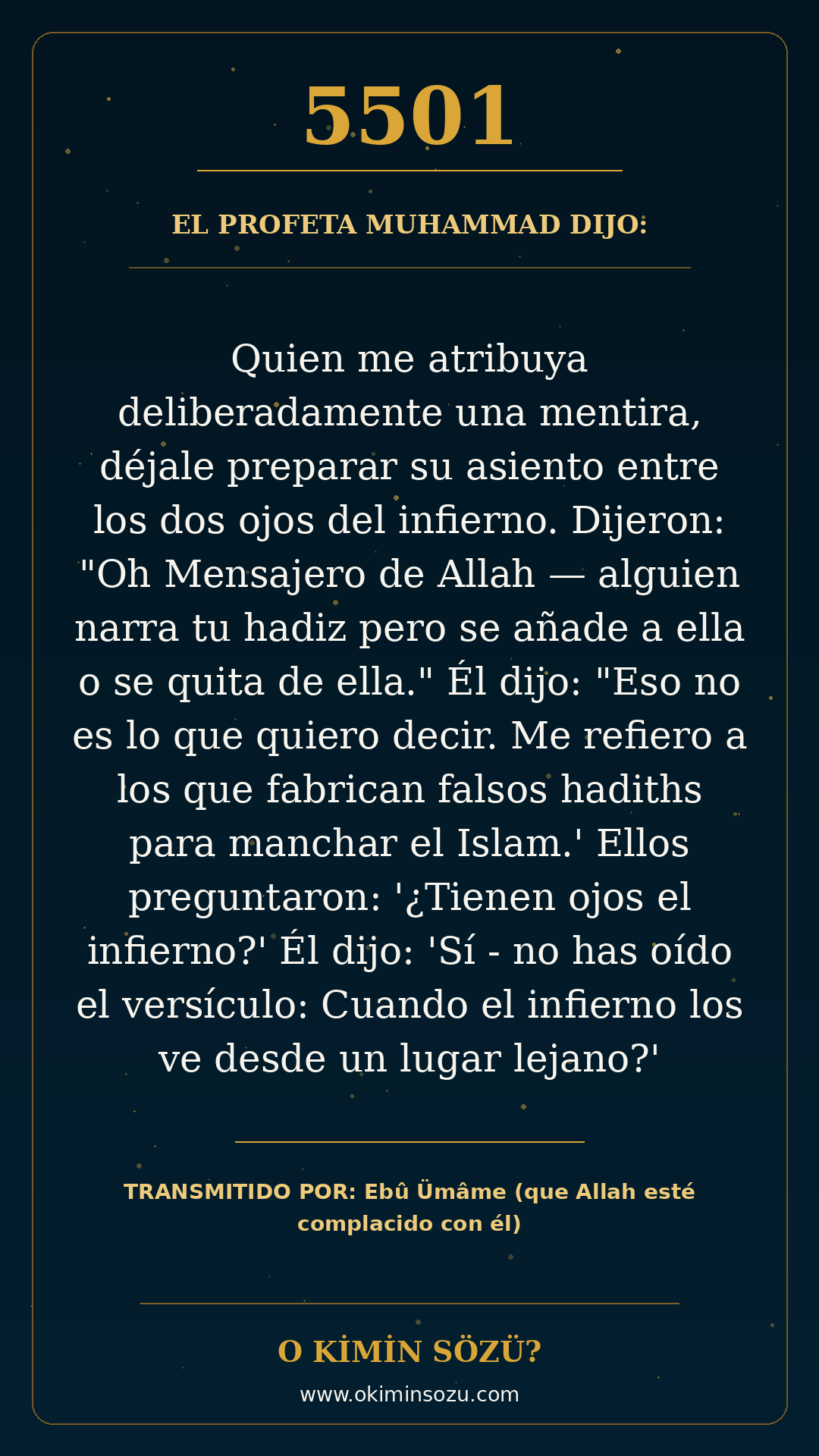 hadis 5501 es