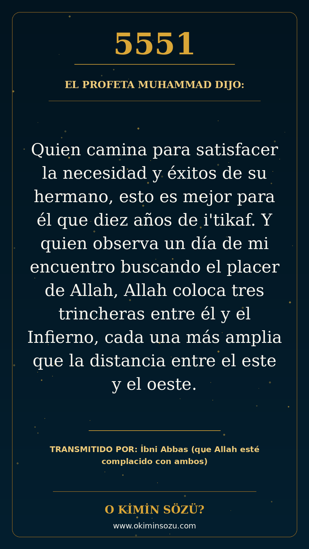 hadis 5551 es