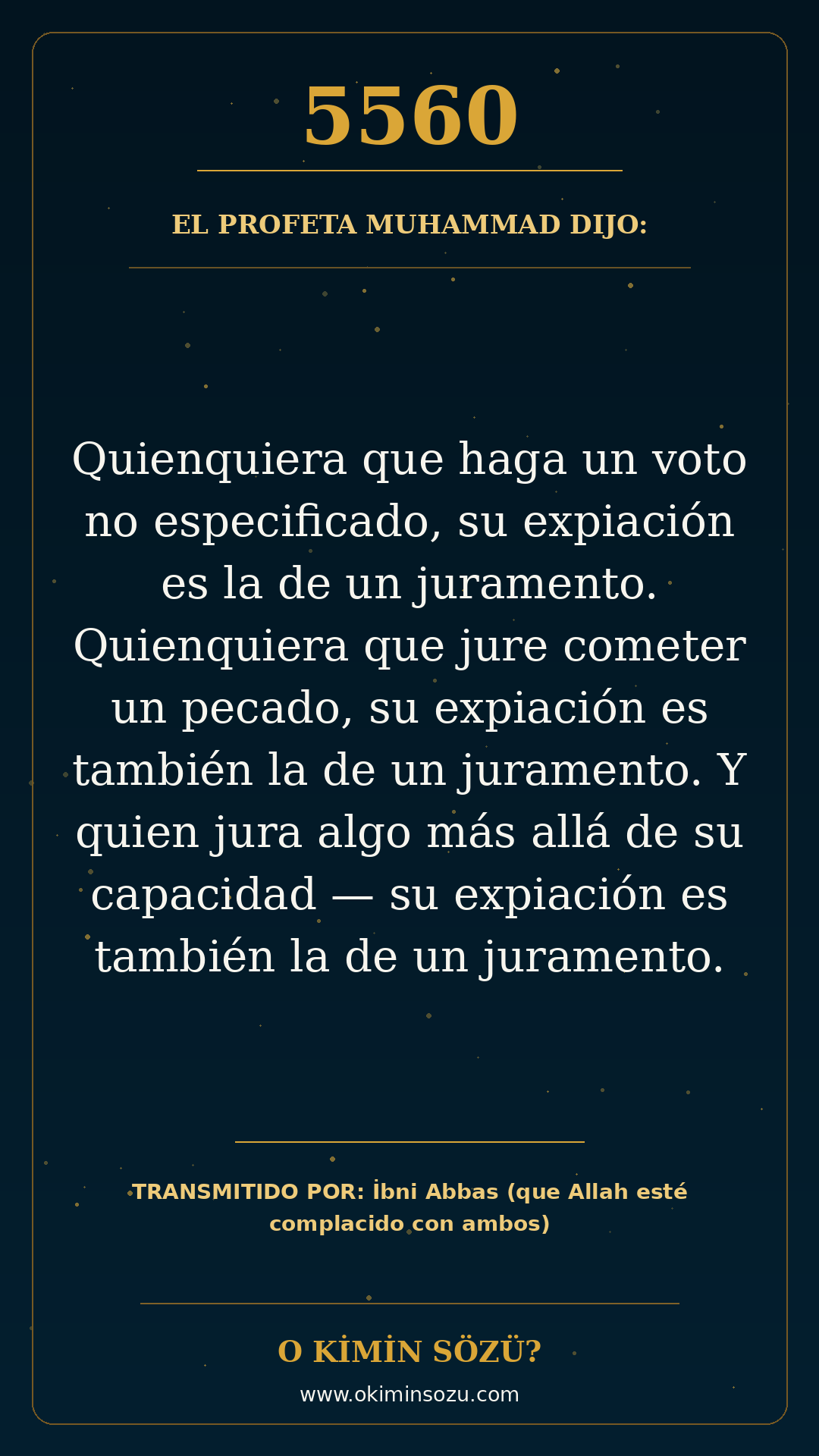 hadis 5560 es