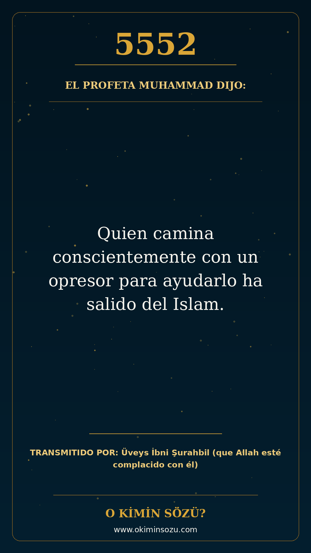 hadis 5552 es