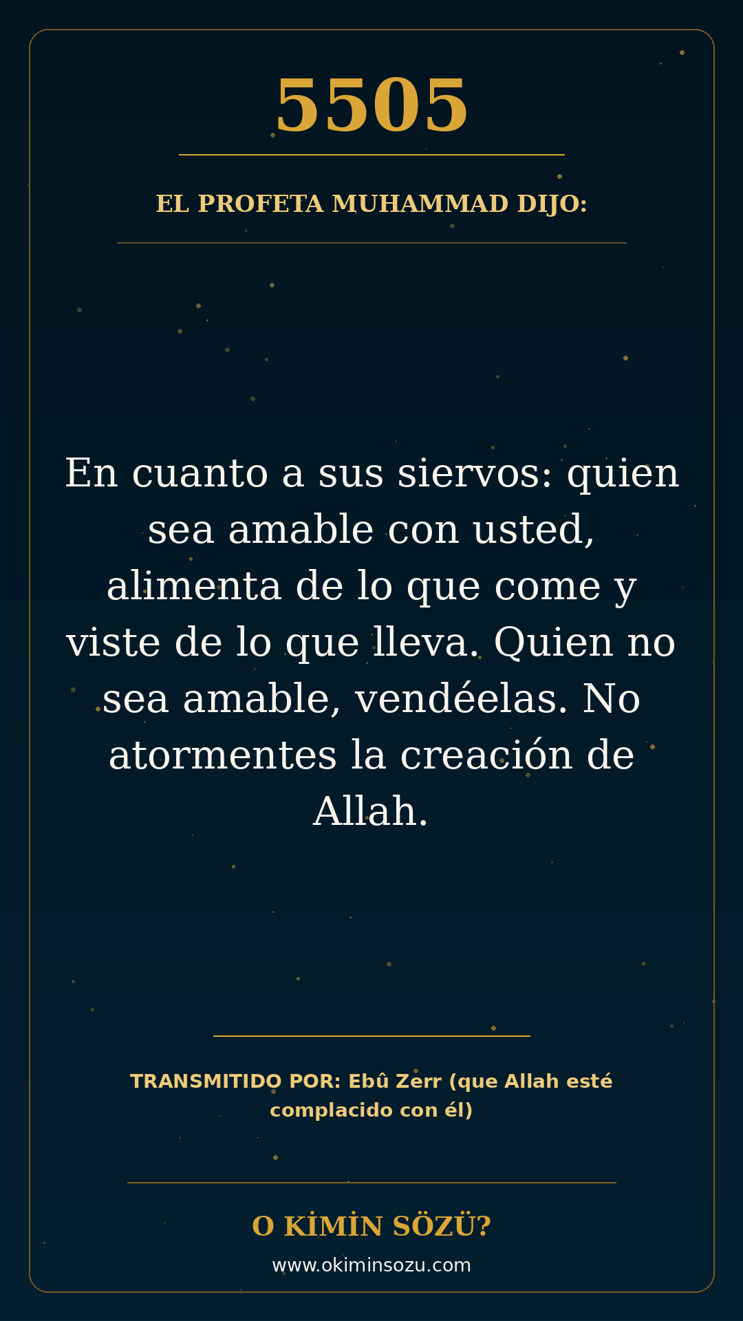 hadis 5505 es