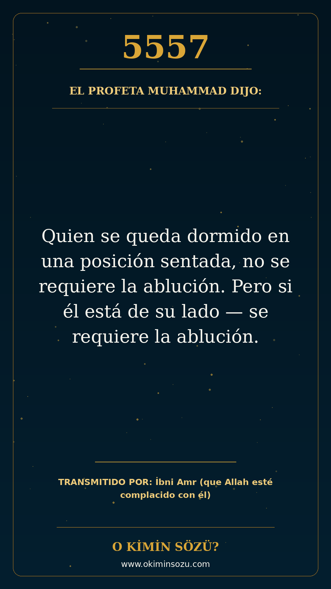 hadis 5557 es