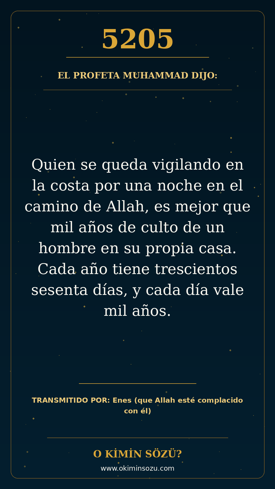 hadis 5205 es