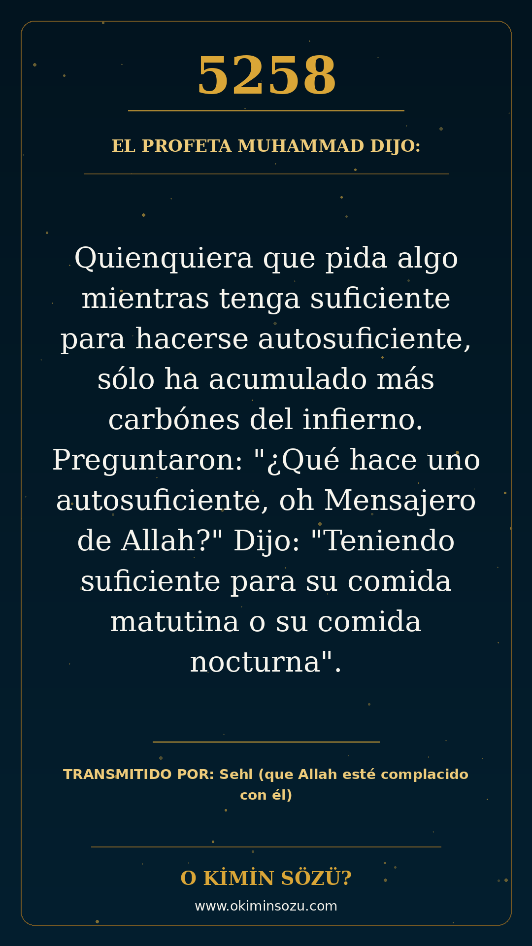 hadis 5258 es