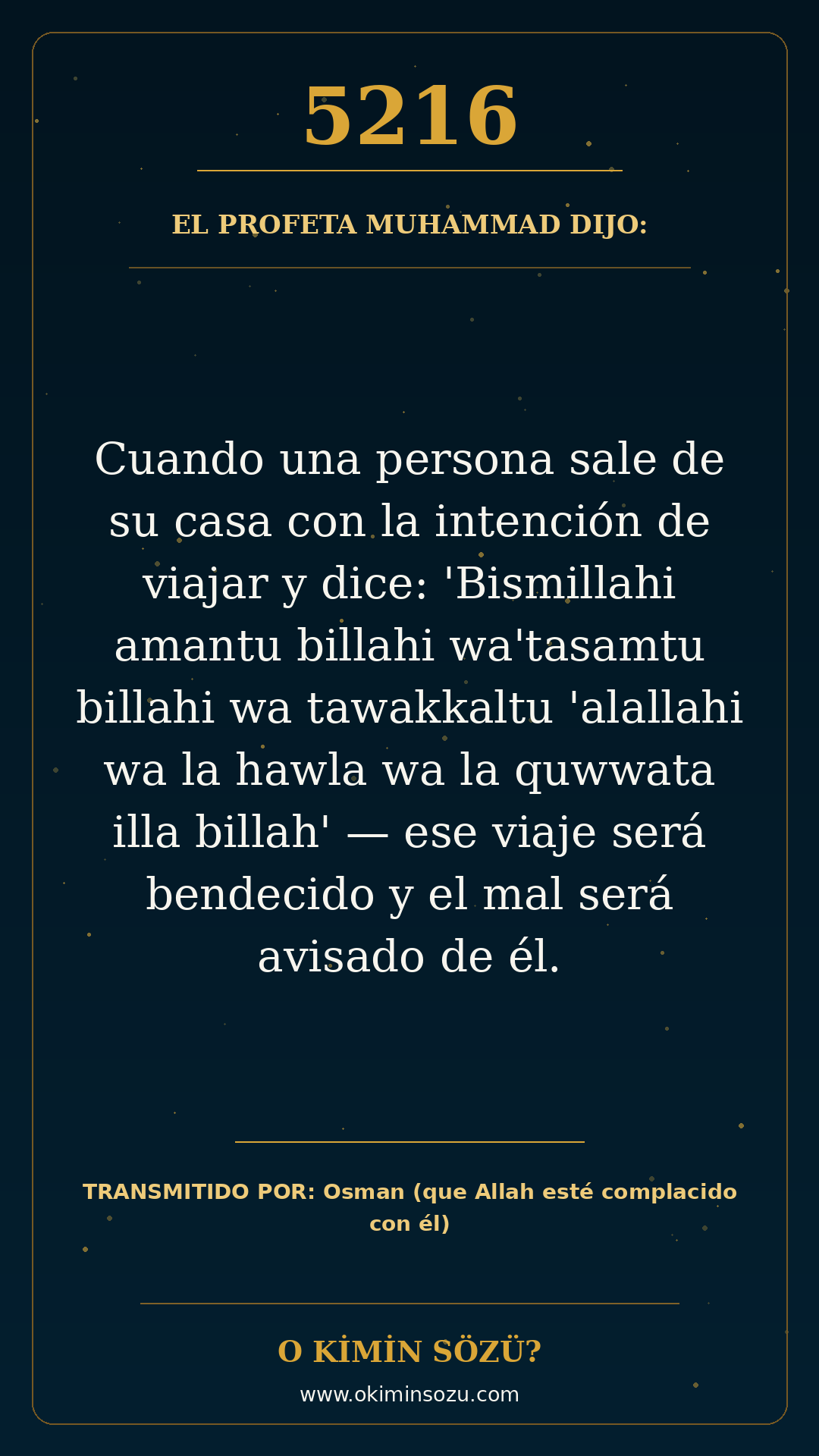 hadis 5216 es