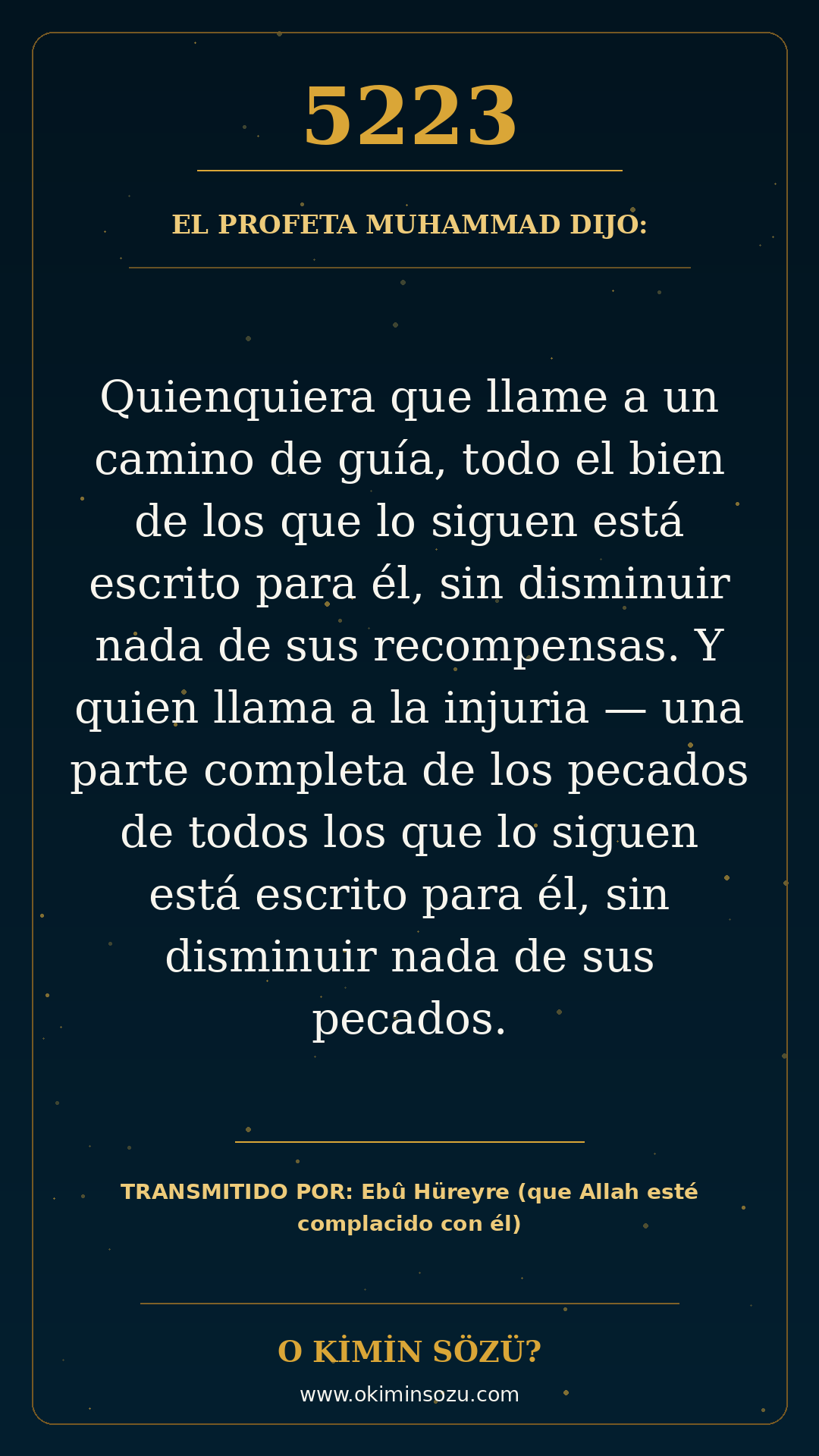hadis 5223 es