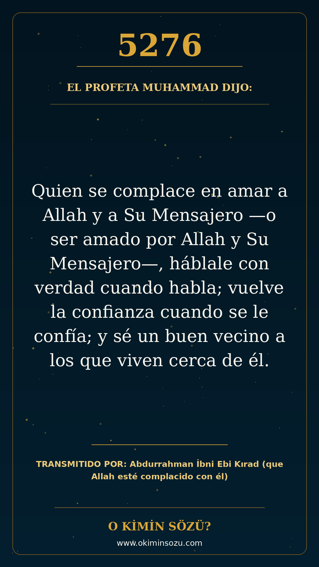 hadis 5276 es