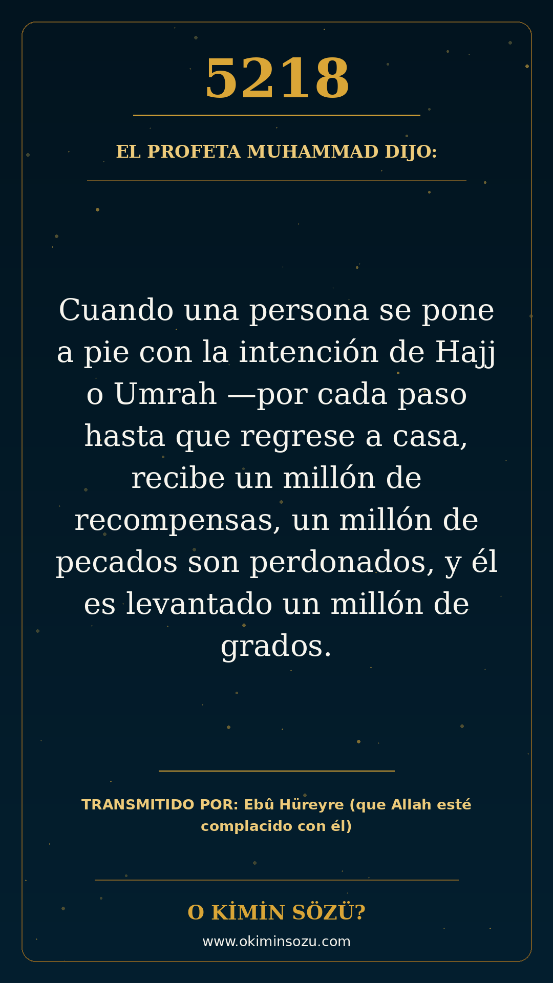 hadis 5218 es